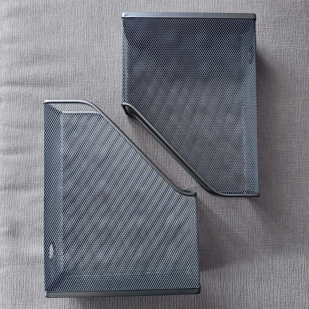 IKEA steel magazine file set of 2
